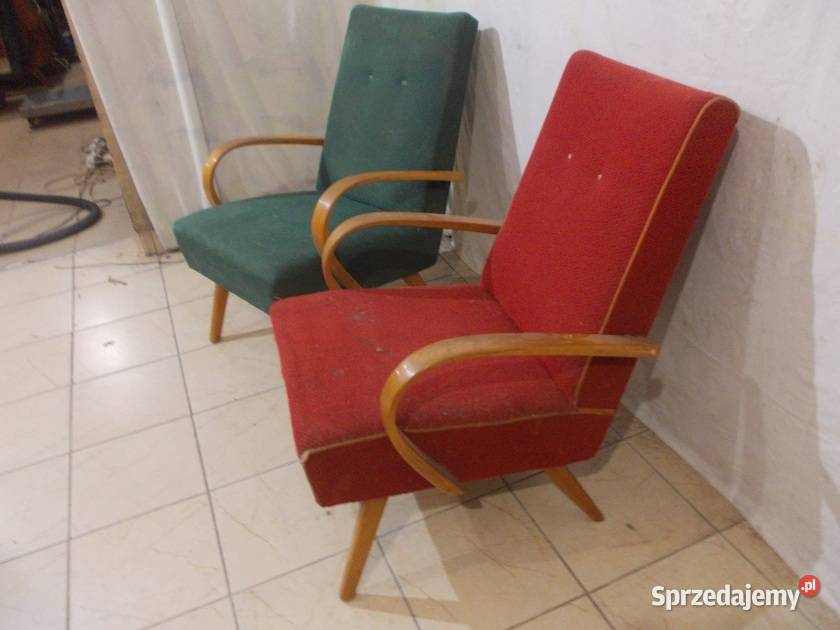 Stare fotel model 53 J Smidek Czechosłowacja TON Bielsko-Biała