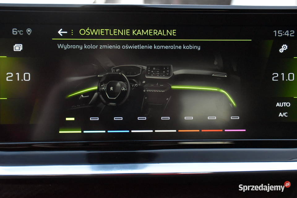 Peugeot 208 II GT Turbo 101 AUTOMAT EAT8 35 ogranicznik prędkości łódzkie Zduńska Wola