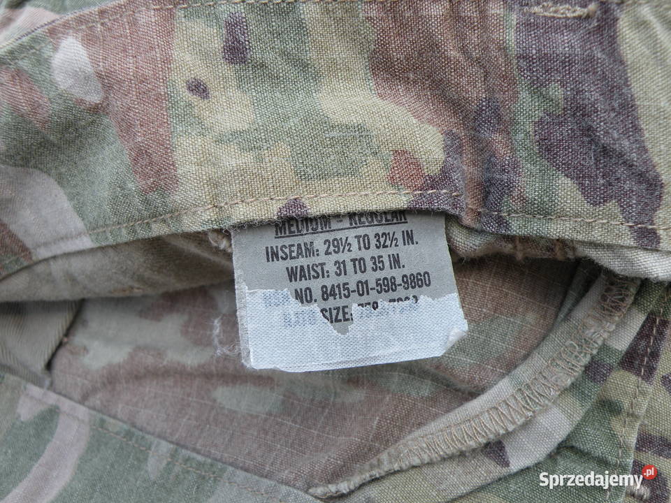 Spodnie ACU multicam scorpion OCP medium regular