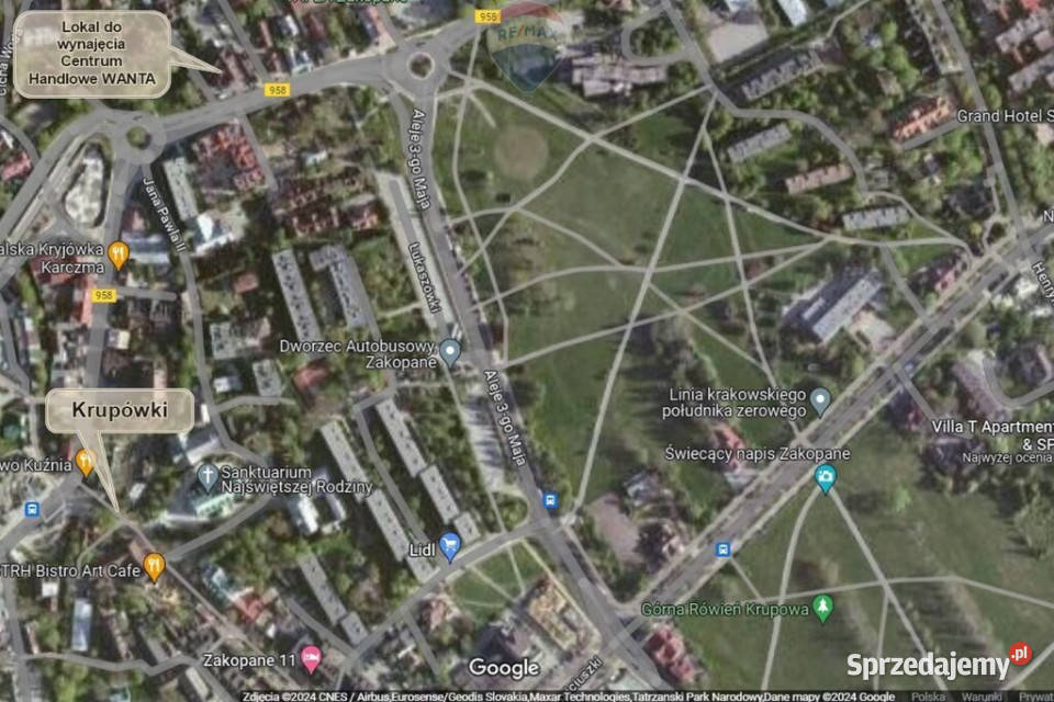 ZAKOPANE LOKAL USŁUGOWY 307 m POD MARKET sprzedam