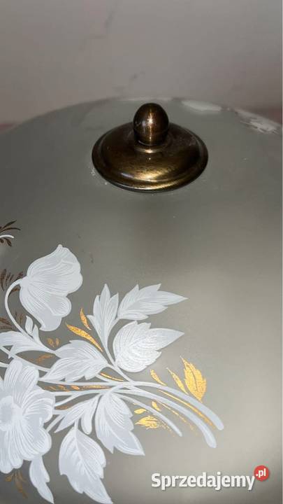 Lampa lampion kinkiet Piękne mleczne szkło z pomorskie