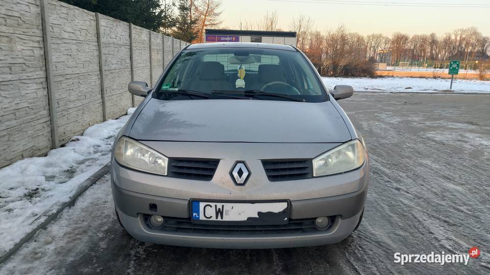 Renault Megane 2 16 benzyna LPG 2004r Sedan Brześć Kujawski sprzedam