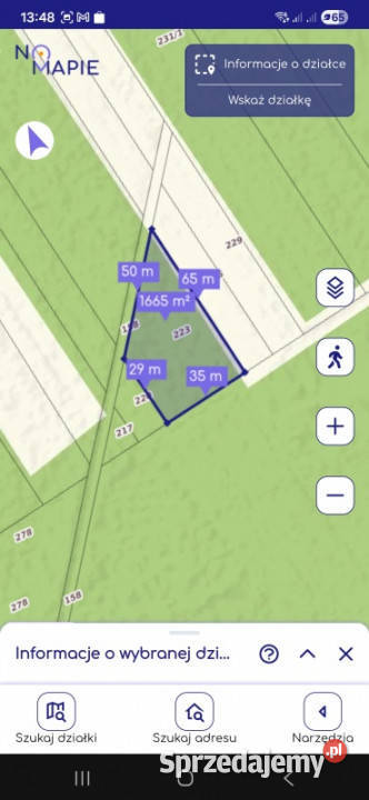 OKAZJA Prywatny las 162 ha 1h 15 min Warszawy utwardzona Sprzedaż