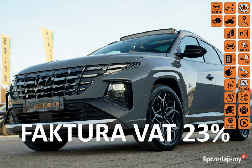 Hyundai Tucson N LINE kamery 360 4X4 WENTYLACJA wielofunkcyjna kierownica Tucson Otmuchów