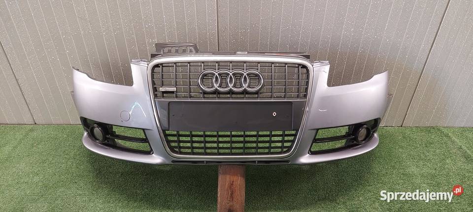 ZDERZAK PRZÓD AUDI A4 B7 SLINE LAK LY7H osobowe wielkopolskie