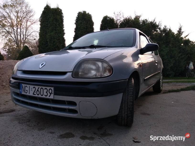 Renault Clio II poj 12 Benzyna 1998 szary