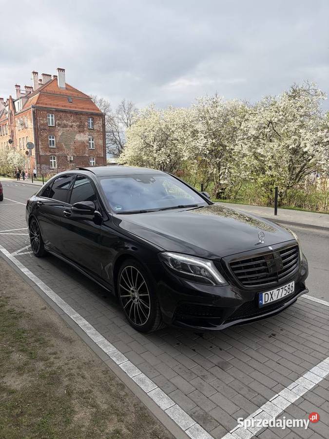 Mercedes S350D long pakiet AMG full wersja 4 nieuszkodzony Wrocław