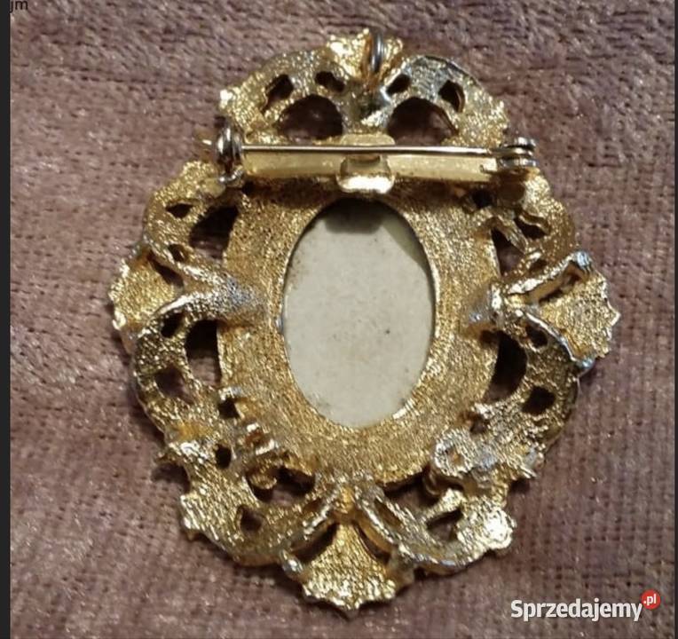 Broszka emaliowany kwiat małopolskie Kraków sprzedam