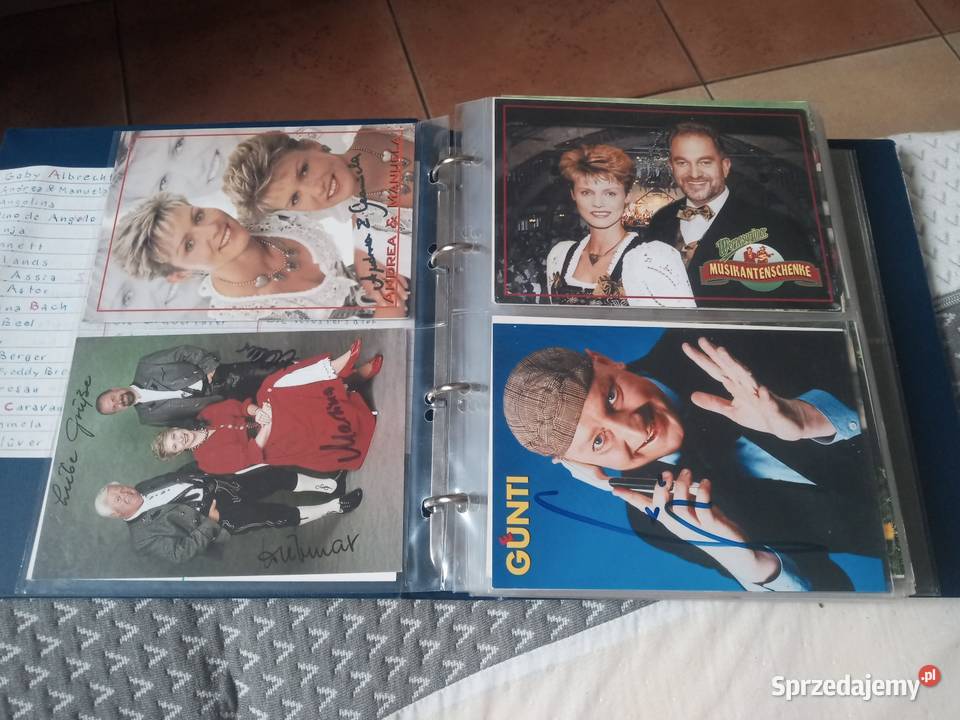 Sprzedam album z autografami kolekcja Bytom sprzedam