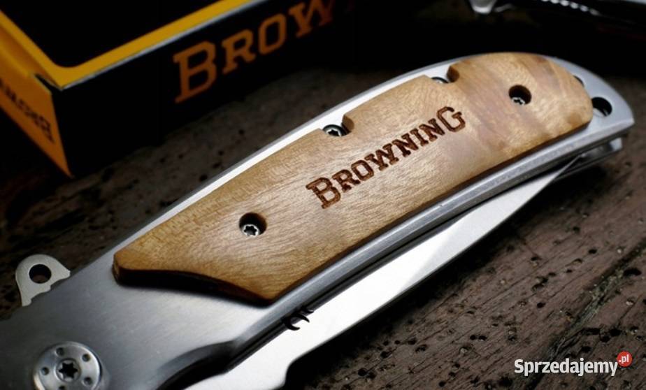 Nóż scyzoryk myśliwski BROWNING Air Force DREWNO Opole