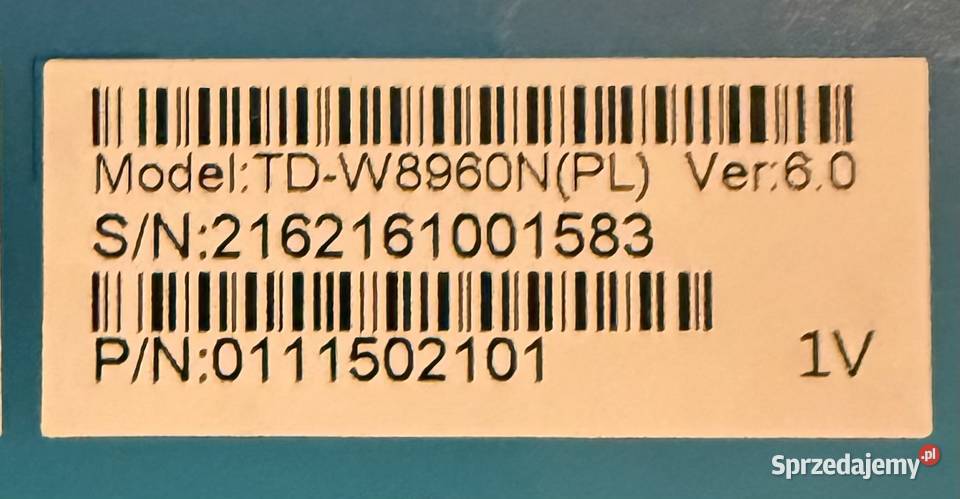3 routery TPLink TDW8960N WiFi ADSL2