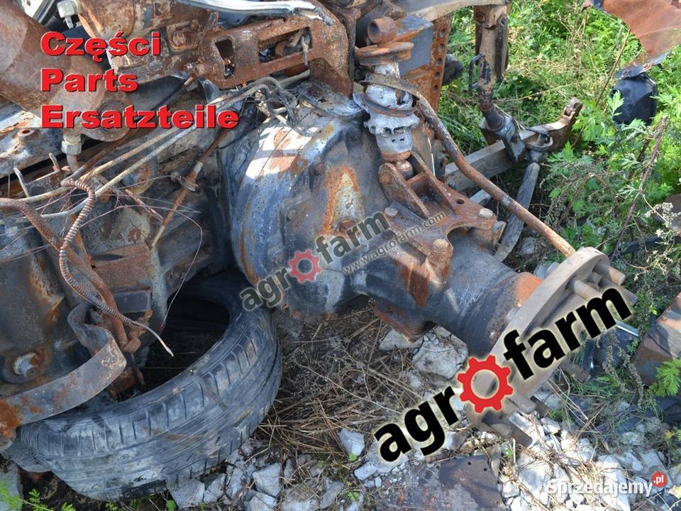 Fendt 718 części skrzynia biegów most przedni Byków