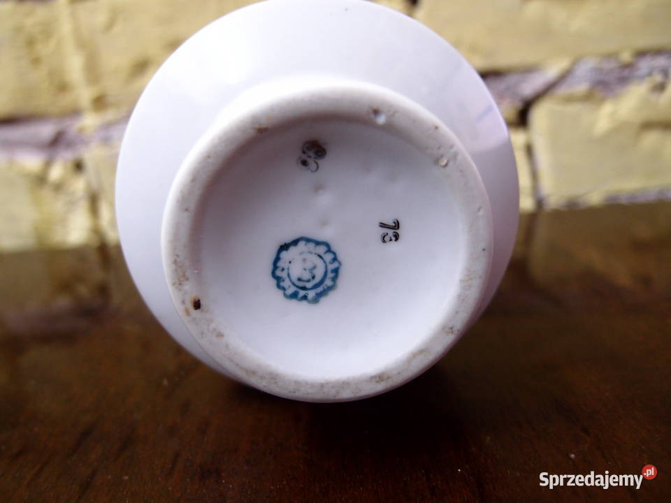 lampa naftowa porcelana Bogucice produkcja PRL