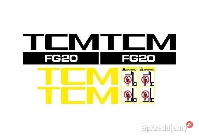 Naklejki oklejenie TCM FG20 Zamiennik mazowieckie
