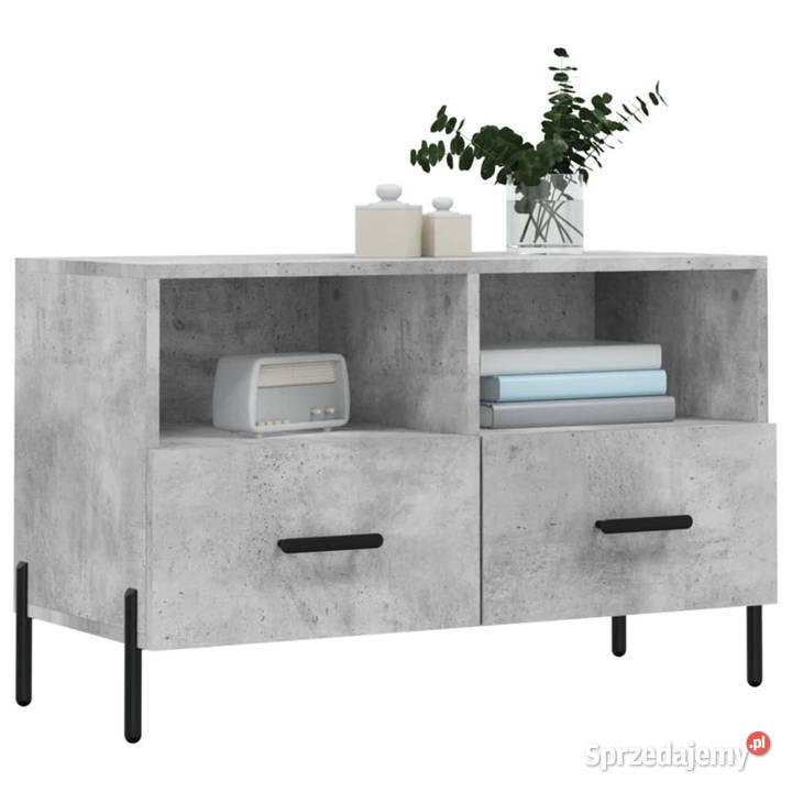 Szafka pod TV szarość betonu 80x36x50 WM828984 Warszawa