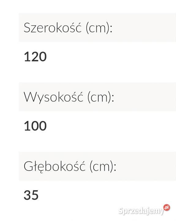 Regał wolnostojący drewnopodobne szuflada 120cm Brzozów sprzedam