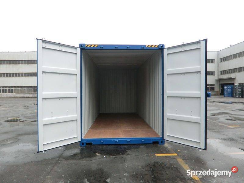 20stopowy niebieski kontener transportowy Wrocławice
