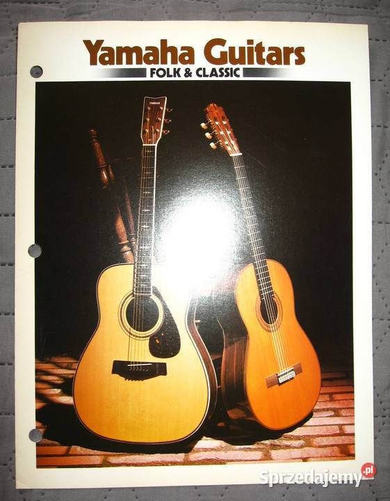 Yamaha Guitars Folk Classic Catalog katalog