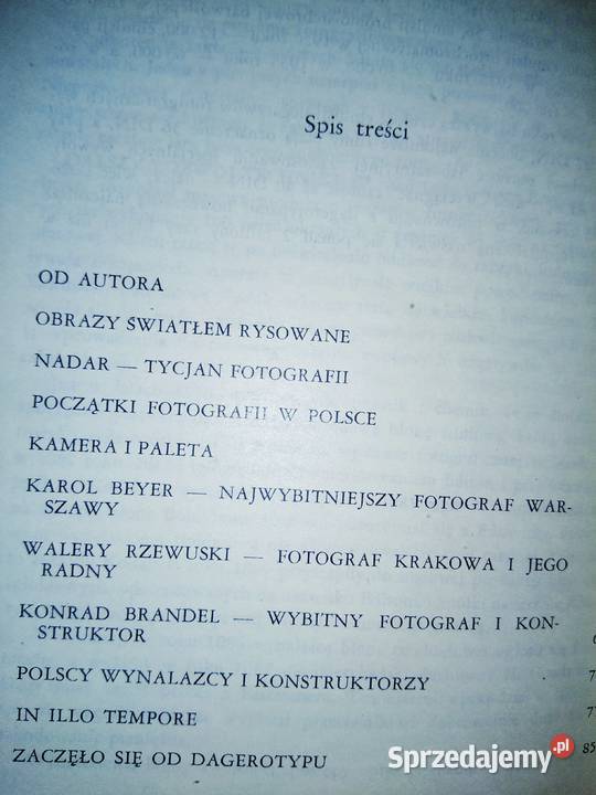 Książka o fotografii Żdziarski Zaczęło się Warszawa sprzedam
