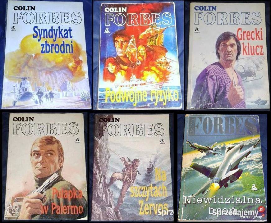 Colin Forbes 12 książek lubelskie sprzedam