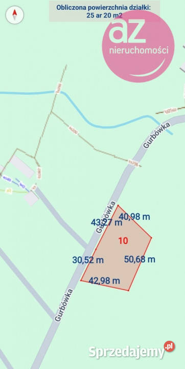 Widokowa działka budowlana 25a Siary gmSękowa