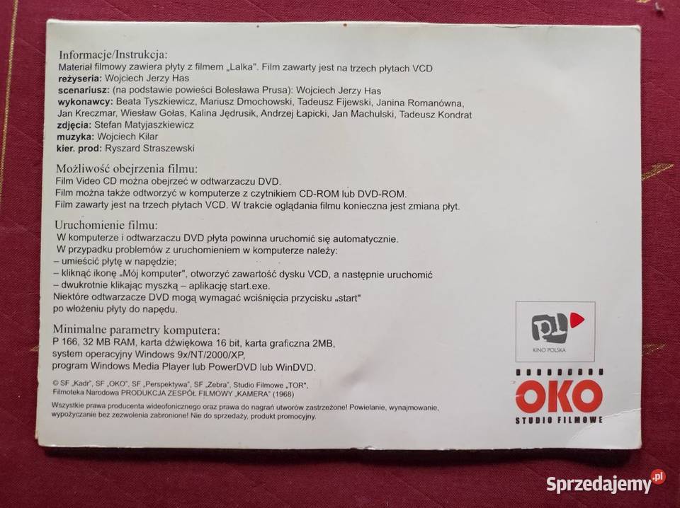 1968 Wojciech Jerzy Has Lalka Bolesław Prus Kielce