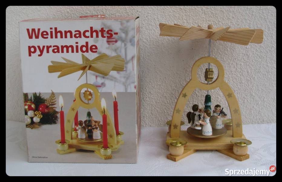 Karuzela Piramida świecznik aniołki Boże Boże Narodzenie zachodniopomorskie Koszalin