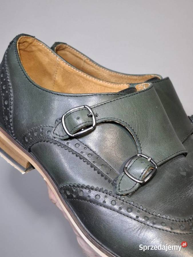 Badura 43 skórzane buty męskie monki eleganckie Kraków