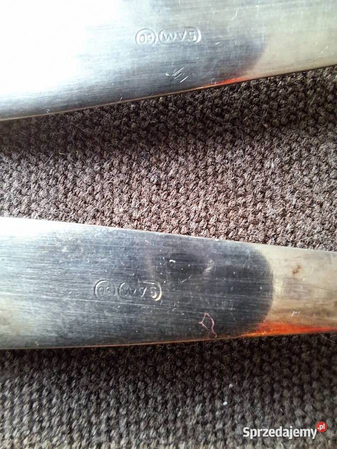 Stare posrebrzane sztućce deserowe Sochocin