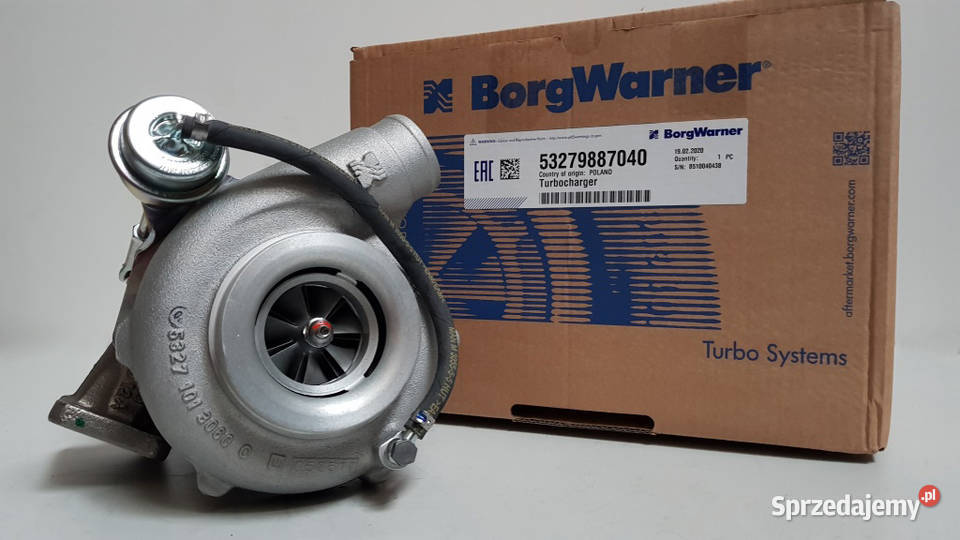 Nowa turbosprężarka BorgWarner KKK 53279887040 sprzedam