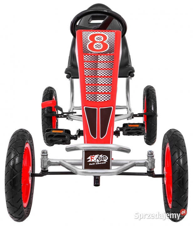 Gokart Full Ahead czerwony pompowane koła 32 Warszawa