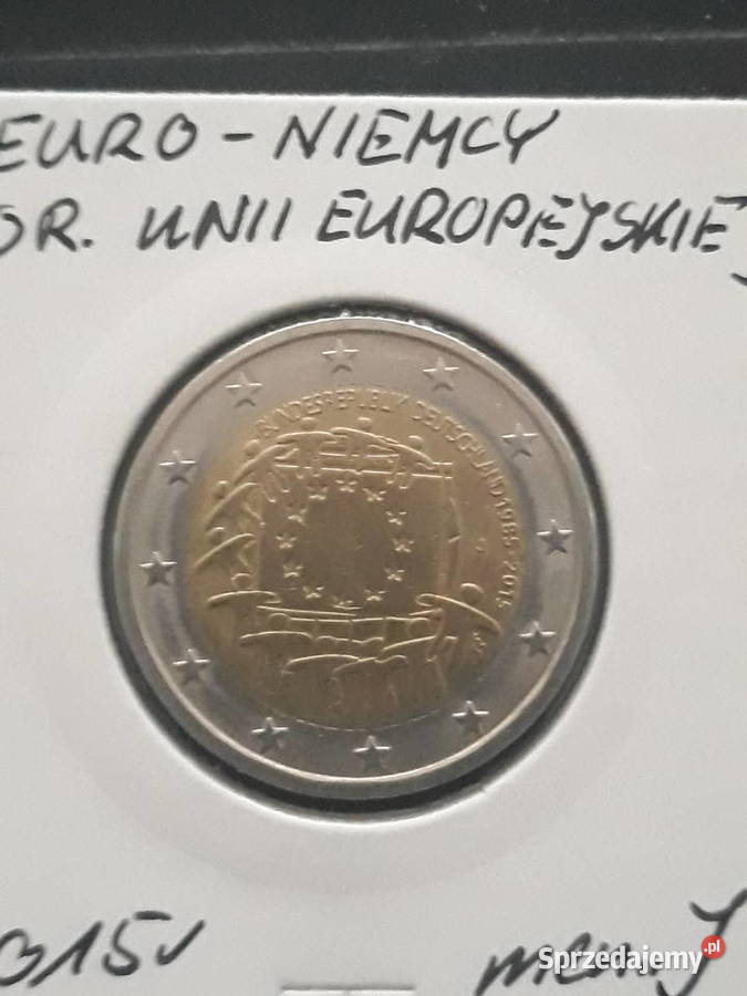 2 Euro Niemcy 30 r Unii Europejskiej 2015 r men Konin