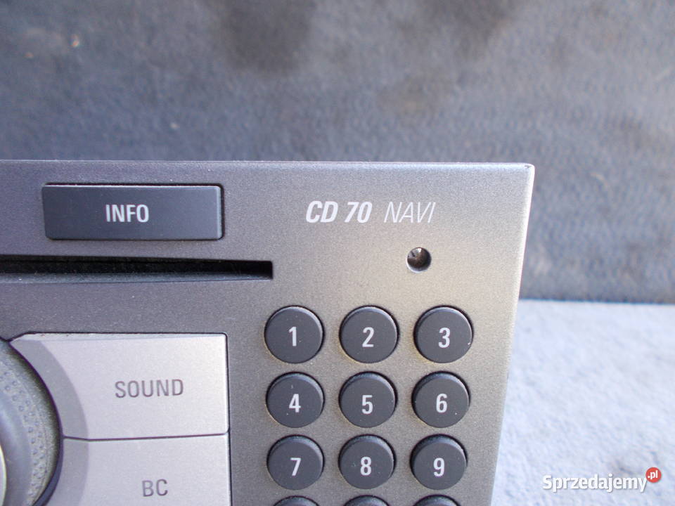 opel VECTRA radio CD70 NAVI 13188477 Zamość sprzedam