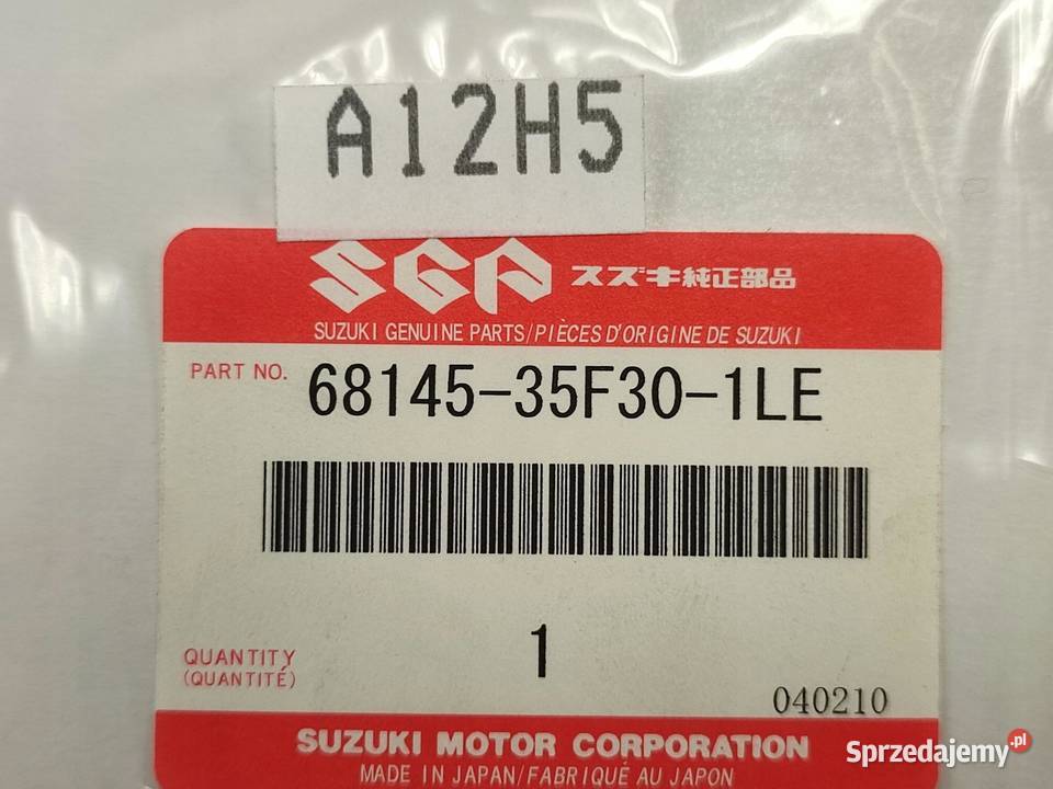 NAKLEJKA SUZUKI NA ZADUPEK LEWA STR GSXR 750 lubelskie sprzedam