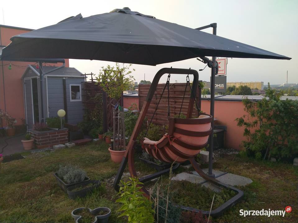 Parasol 380x380m na bocznej nodze Rybnik