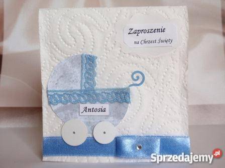 Tanie Zaproszenia Na Chrzest ślub Komunie Inne Warszawa