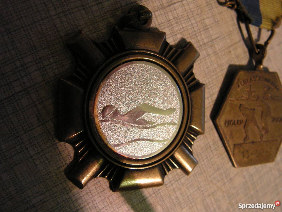 francuskie i belgijskie medale sportowe z lat Sieradz sprzedam