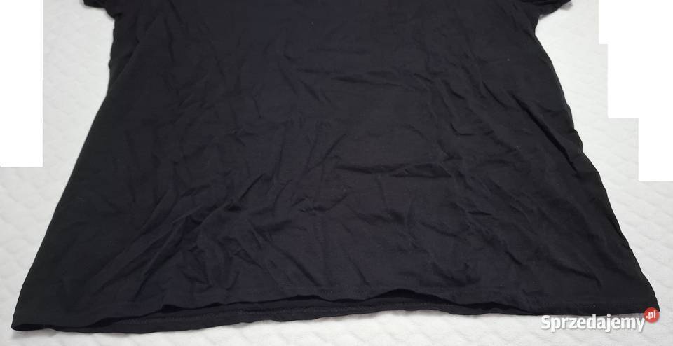 Koszulka krótki rękaw Tshirt czarna Amazon Peak Odzież codzienna Czeladź