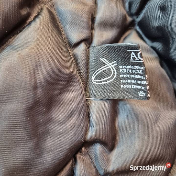 Kurtka jesienna damska z futrem królika małopolskie Brzesko