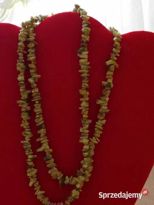 Klasyczny naszyjnik z kamienia Częstochowa