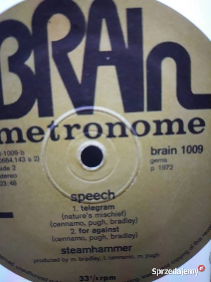 Archiwum blues rocka STEAMHAMMER Speech 1972 Rzeszów