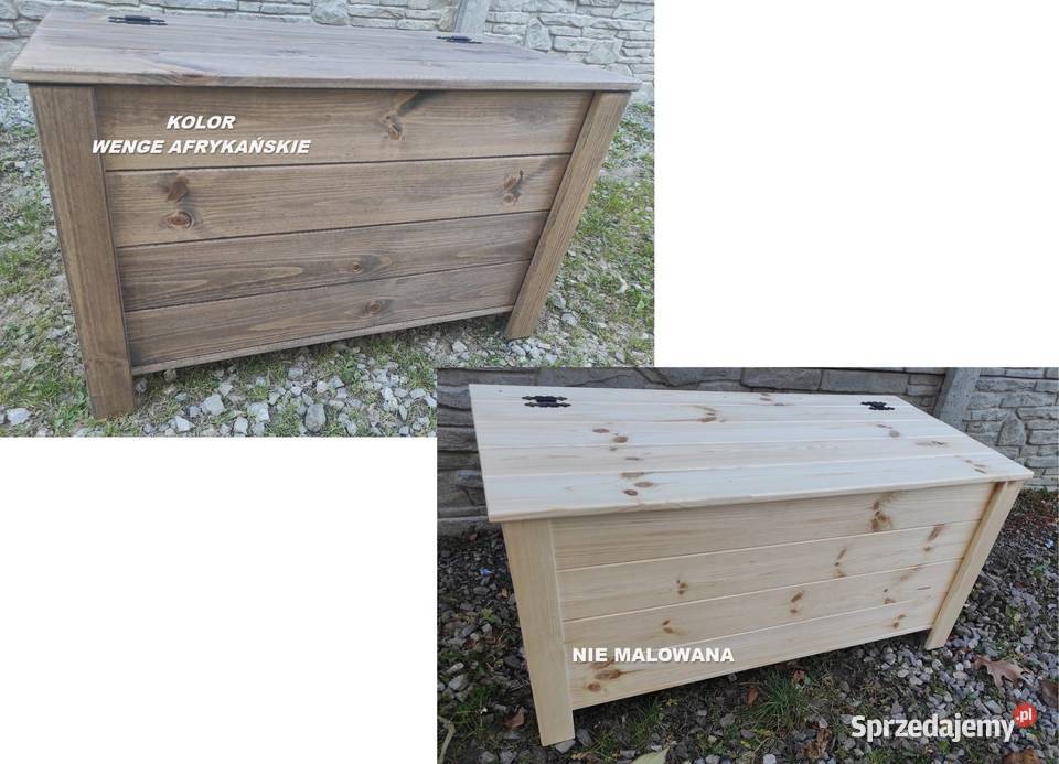 Skrzynia 90x40x60 KOLOR Kufer drewniany pokój drewno