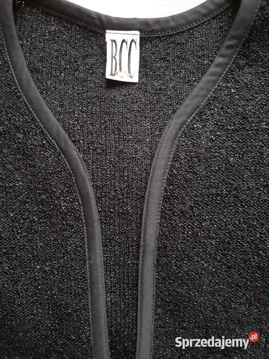 Sweter bez zapięcia czarny SM mazowieckie Warszawa