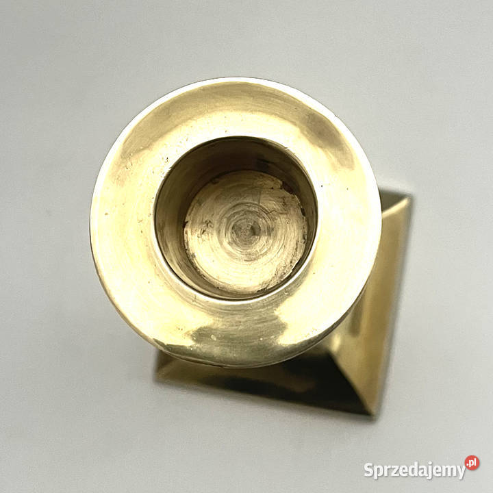 Antyczny mosiężny lichtarz klasycystycznym Warszawa