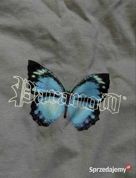 Szara koszulka butterfly layered tshirt 100 Przemyśl