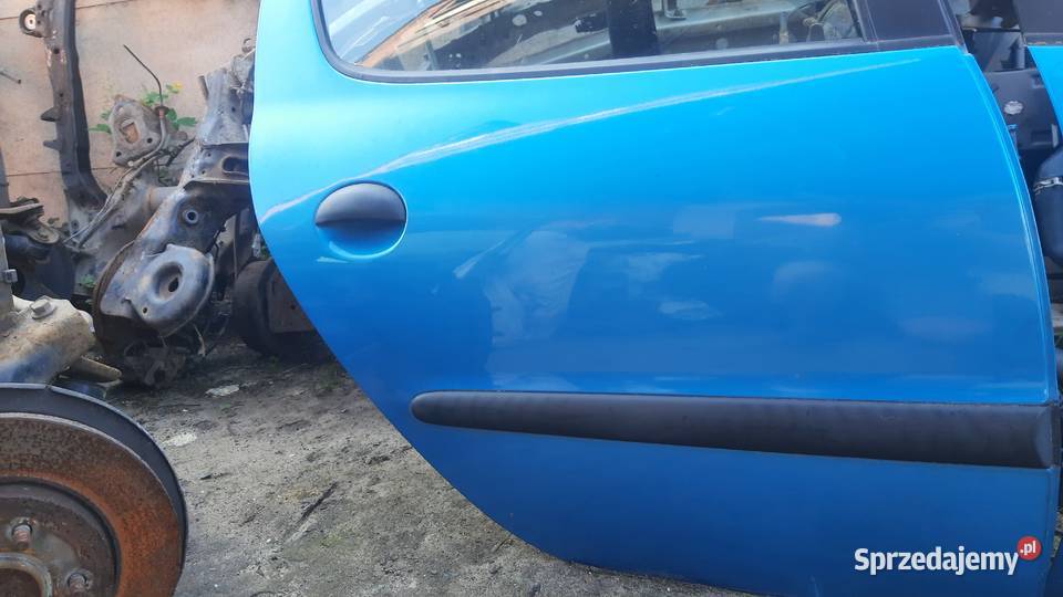 drzwi kompletne prawe Peugeot 206 HB 5drzwi lak Dębno sprzedam
