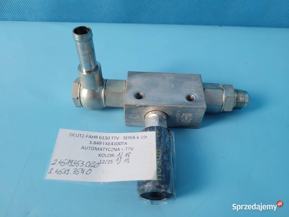 DEUTZFAHR 6130 TTV POMPA PALIWA 24519353020 sprzedam