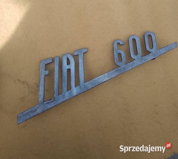 Fiat 600 emblemat oryginał Milejewo