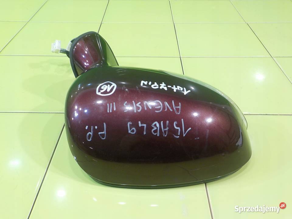 TOYOTA AVENSIS III T27 LIFT I 18 B 12r lusterko osobowe sprzedam