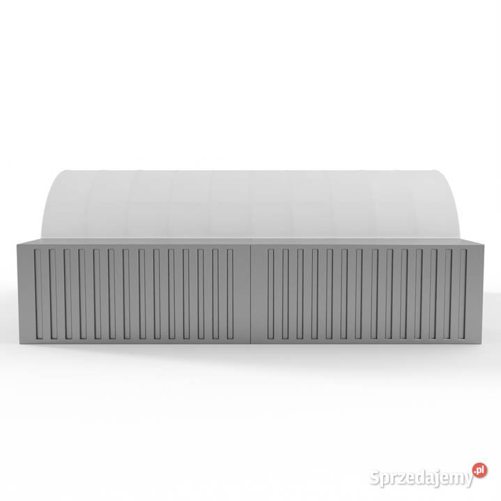 Zadaszenie kontenerowe 6x12m PVC 900gm2 dolnośląskie Wrocław
